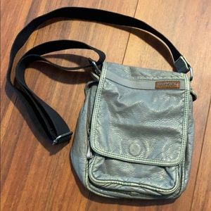 Diesel distressed leather bag purse